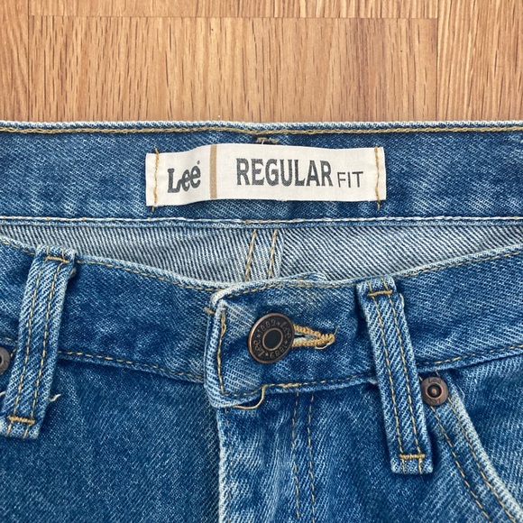 💕 Lee Men’s 100% Cotton Regular Fit Straight Leg Jeans Size 34x30 💕 - Picture 5 of 8